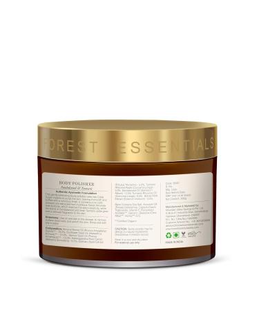 Buy Forest Essentials Body Polisher Sandalwood & Turmeric - 300g | Premium Ayurvedic Skin Care for Glowing Skin - Worldwide Shipping - Buy Online on GoSupps.com