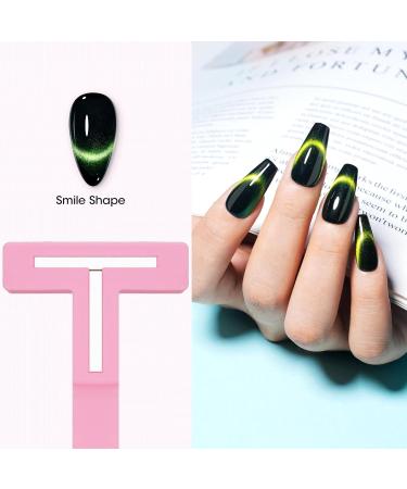 Gellen 5 in 1 Cat Eye Magnet for Nails - Multi-Function Strong Magnetic Nail Tools & 3D Gel Wand Stick Accessories for Salon & Manicure - Pink - Buy Online on GoSupps.com