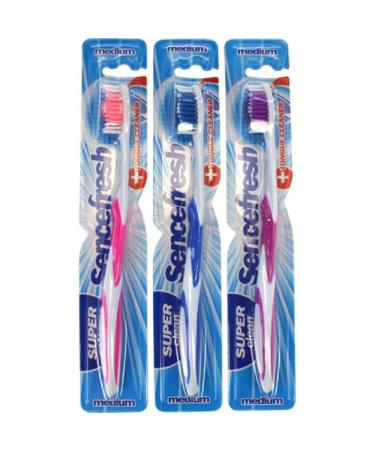Economy pack toothbrush 12 er Sencefresh Super Clean Medium