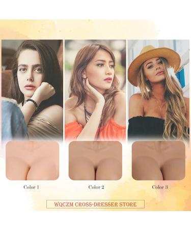 Buy WQCZM Crossdresser Silicone Bodysuit for Male to Female Transformation - C/E Cup Jumpsuit for Cosplay - Realistic Breast Shapes - Color 2 D Cup - Buy Online on GoSupps.com