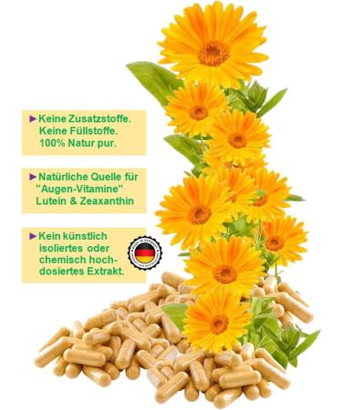 Ringle Flower Lutein & Zeaxanthin Eye Vitamins - 360 Capsules for Eye Care & Vision Support - Natural & Pure Formula without Additives - Retina & Macular Health - Buy Online on GoSupps.com