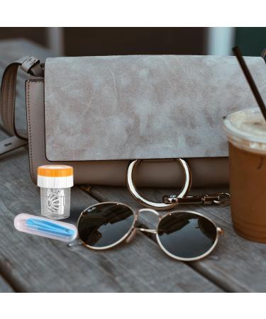 5-Piece Manual Contact Lens Cleaner Set - Includes Containers Tweezers & Suction Cups for Daily Care - Buy Online on GoSupps.com