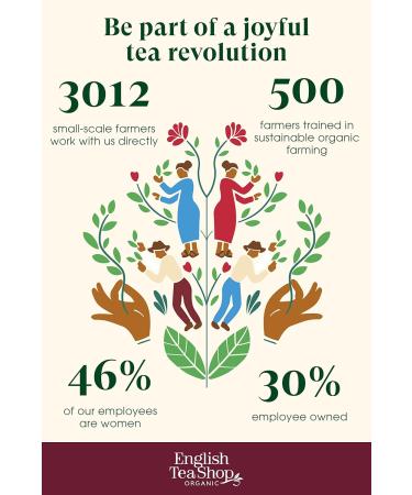 English Tea Shop Organic Advent Calendar White Triangular - 25 Pyramid Tea Bags - Buy Online on GoSupps.com