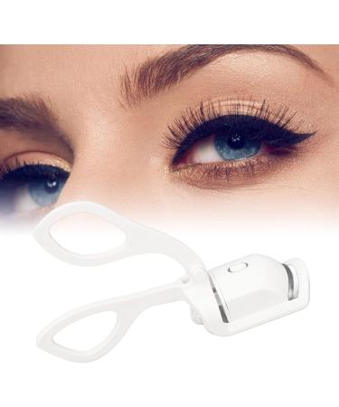 Qukaim Rechargeable Lash Curler Heated Eyelash Curler Electric Rechargeable Handheld 2 Heating Modes Portable White - Buy Online on GoSupps.com