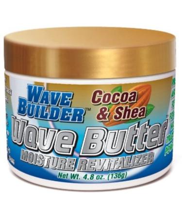 WaveBuilder Cocoa & Shea Wave Butter Moisture Revitalizer 4.8 oz (Pack of 3)
