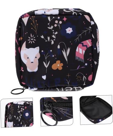 Aunt's Towel Storage Bag - Cute Wallet Mini Coin Purse | Period & Sanitary Napkin Holder | Assorted Color Nylon Nursing Pad Pouch - 1pc - Buy Online on GoSupps.com