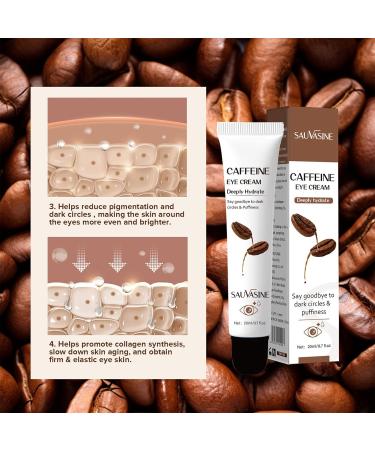 Caffeine Eye Cream Caffeine Staying Up All Night Firming Eye Cream 20g Caffeine Anti-Wrinkle Firming Lightening Fine Lines Retinol Anti-Wrinkle Eye Cream For Dark Circles And Bags Under eyes - Buy Online on GoSupps.com
