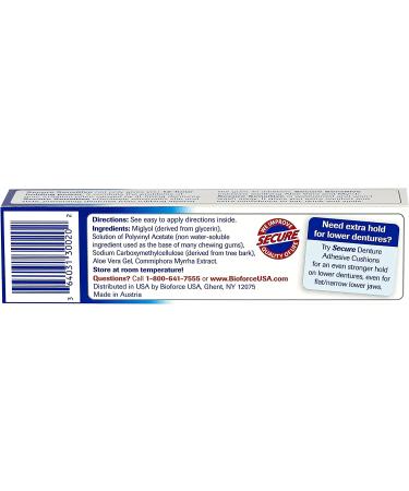 Sensitive Gums Waterproof Denture Adhesive with Aloe Vera & Myrrh - Extra Strength Hold - 1.4 oz (3 Pack) - Buy Online on GoSupps.com