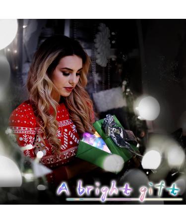 24PCS LED Light Up Hair Scrunchies for Women & Girls - Colorful Yarn Elastic Bands for Glow in the Dark Hair Accessories - Perfect for Halloween & Neon Party - Includes Storage Bag - Buy Online on GoSupps.com