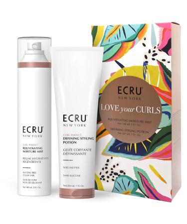 ECRU NEW YORK Curl Perfect Defining Styling Potion LOVE your CURLS Holiday Gift Set