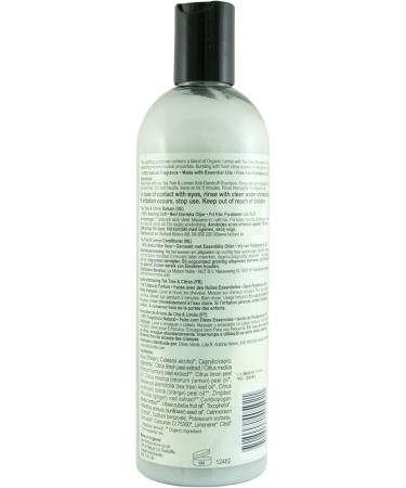 Faith In Nature Natural Lemon & Tea Tree Conditioner Refreshing Vegan & Cruelty Free No SLS or Parabens For Normal to Oily Hair 400ml Lemon & Tea Tree 400 ml (Pack of 1) - Buy Online on GoSupps.com