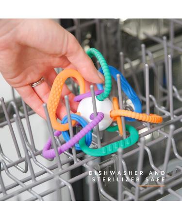 Quark Thiingy Baby Teething Toy - BPA-Free Silicone Rings & Rattle - Safe & Sterilized - Newborns 0-12 Months - Buy Online on GoSupps.com
