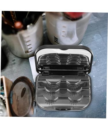DOITOOL Box Eyelash Storage Box Multi-slot Eyelash Holder Eyelash Holding Container Cosmetic Travel Containers False Eyelash Storage Holder Woman Organizer Acrylic Simple - Buy Online on GoSupps.com