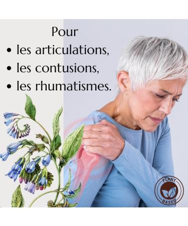 Green idea Gel de Massage au Consoude 500 ml | Gel Naturel pour Soin de la Peau Muscles et Articulations | Avec Extrait de Symphytum Officinale et Alanto ne | Cosm tique Naturelle - Buy Online on GoSupps.com