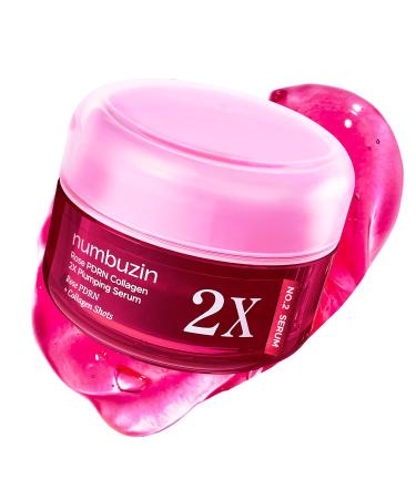 numbuzin No.2X Rose PDRN Collagen Plumping Serum Collagen Spicule Serum for Firming & Volume Glow PDRN Peptides Collagen Hydrating Korean Skincare 1.01 fl oz (30ml)
