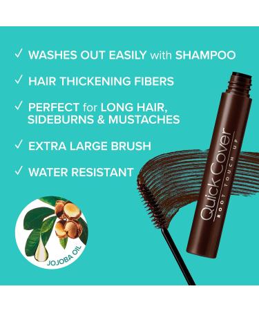 Kiss Quick Cover Gray Hair Touch Up Root Touch Up Moisturize and Shine (Dark Brown) - BGC02 - Buy Online on GoSupps.com