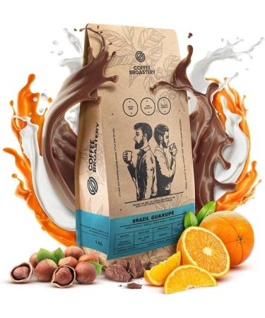 Coffee Broastery Coffee Beans Set 2x1kg 2000g | Brazil Guaxupe | Brazil Cerrado | Brazilian | Specialty Coffee | Freshly Roasted - Buy Online on GoSupps.com