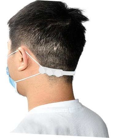 OATIPHO 10pcs Mask Hook Earrings Buckle - Ear Line Hanger Regulators & Protectors - Silica Gel White 14.7X1.9CM - International Shipping Available - Buy Online on GoSupps.com