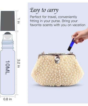 Blue Essential Oil Roller Bottles - 48-Pack for Aromatherapy - Buy Online on GoSupps.com