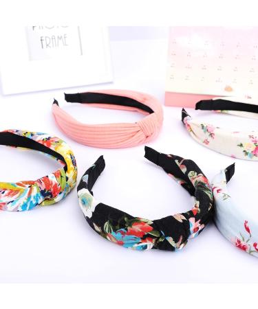 10 Pcs Wide Turban Knotted Headbands for Women and Girls - Non Slip Hair Accessories - Buy Online on GoSupps.com