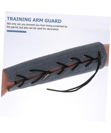 Parliky 1pc Parrot Armguard Pet Anti- Grab Arm Bird Anti Shawl Cloth Art Arm Band Poo Protective Belt medium Navy - Buy Online on GoSupps.com