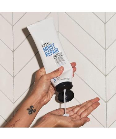 KMS MoistRepair Cleansing Conditioner for Dry & Damaged Hair 275ml Cleaning Detangling & Protective with Recycled Prickly Pear Vegan Formula - Buy Online on GoSupps.com