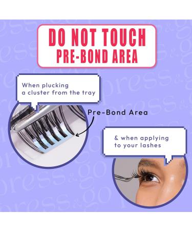 i-ENVY Press&Go Self Adhesive Eyelashes Kit | No Glue Easy Application Natural Look Shop Internationally - Buy Online on GoSupps.com