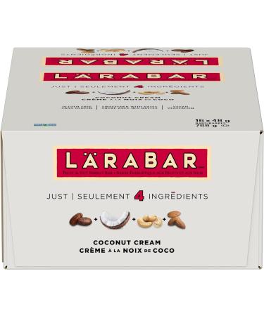 L RABAR Coconut Cream Fruit and Nut Energy Bar Pack of 16 Bars Gluten Free Vegan Family Pack Snack Bars 768 Grams Package - Buy Online on GoSupps.com