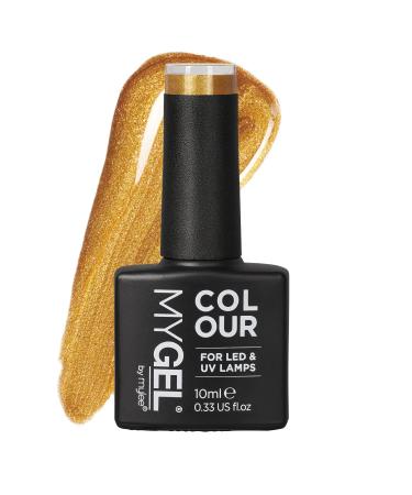 Mylee Gel Nail Polish 10ml Goldy locks UV/LED Soak-Off Nail Art Manicure Pedicure for Professional Salon & Home Use Shimmer Range - Long Lasting & Easy to Apply MG0102 - Goldy Locks - Buy Online on GoSupps.com