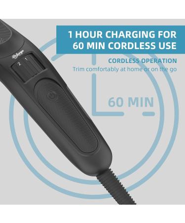 Men's Beard Trimmer - 40 Length Adjustable Professional Stainless Steel Electric Grooming Clipper for Mustache & Facial Hair Perfect Gift for Men Dads & Him - Buy Online on GoSupps.com