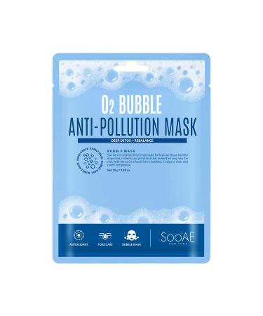 Shop Soo Ae O2 Bubble Anti-Pollution Face Mask 12 Count - Oxygenating Deep Detox & Purifying Korean Skincare for Flawless Skin - Buy Online on GoSupps.com