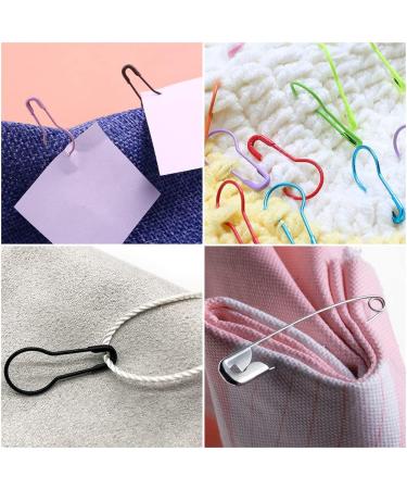 1200 Pcs Metal Safety Pins Set for Knitting and Sewing - 22 Colors Pear Shaped Pins with Storage Box - Buy Online on GoSupps.com