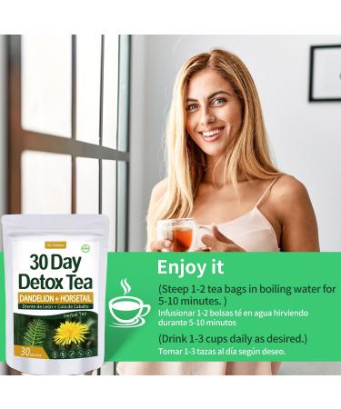 Te de Diente de Leon 30 Day Cleanse | Herbmood Dandelion Tea for Weight Loss - 60 Tea Bags - Buy Online on GoSupps.com