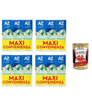 Italian Gourmet E.R. AZ Complete Plus Toothpaste Delicate Freshness Light Mint Complete Plus Toothpaste D licat Fra cheur Menthe L g re Toothpaste 12 x 65 ml + Italian Gourmet Pulp 400 g