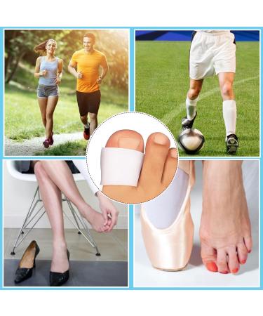 Kimihome Silicone Toe Tube Pads - 16 PCS Toe Sleeve Cushions for Corns, Blisters, and Calluses - Large, Medium, Small Sizes - White - Buy Online on GoSupps.com