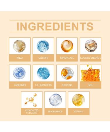 Honey Firming Cream Skin Tightening and Lifting Cream for Face With Collagen & Retinol Gentle Moisturizing Anti-Aging Facial Moisturizer Tighten & Smooth Skin Reduces Wrinkle & Fine Line - Buy Online on GoSupps.com