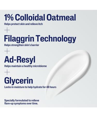 CETAPHIL ECZEMA RESTORADERM Soothing Moisturizer For Eczema Prone Skin 16 oz Fewer Symptom Flare-Ups 48 Hour Hydration 1% Skin Protectant Colloidal Oatmeal Steroid Free Doctor Recommended Brand Unscented 16 Fl Oz (Pa  - Buy Online on GoSupps.com