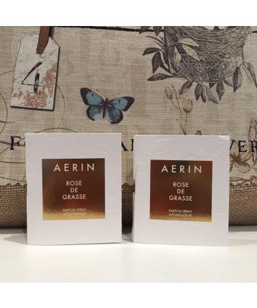 Lot of 2 Aerin Rose De Grasse Parfum .07 Oz / 2 Ml Travel Mini Spray