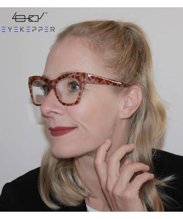 Eyekepper Cat-Eye Reading Glasses for Women - Stylish Tortoise Readers +2.50 Diopters - International Shipping Available - Buy Online on GoSupps.com