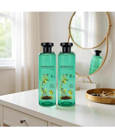 Hair Colour for Women Vegetable Oil Cream 260 ml Long-Lasting Resistance Pack of 2 Bottles of Intensive Coloring White-Grey Hair Coverage for Adults Seniors Hairdressers - Buy Online on GoSupps.com