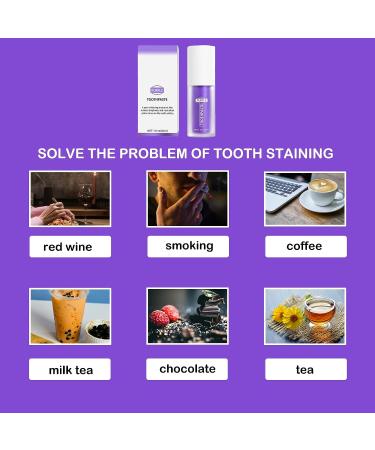 Purple Teeth Whitening Gel - Stain Removal & Sensitive Teeth Protection - Buy Online on GoSupps.com