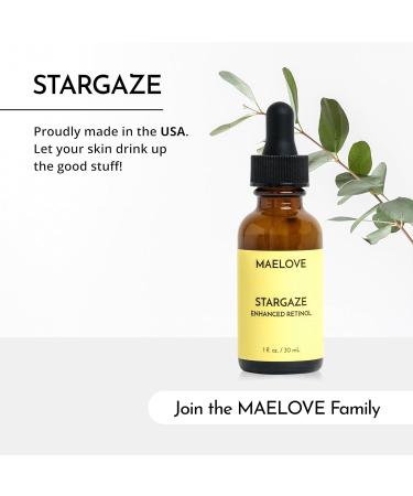 Buy MAELOVE Stargaze Enhanced Retinol Serum - 0.25% Time-Released Retinol for Radiant Skin Hydrating Hyaluronic Acid Niacinamide & Soothing Botanicals - Ideal for Sensitive Skin - USA Made - International Shipping Available - Buy Online on GoSupps.com
