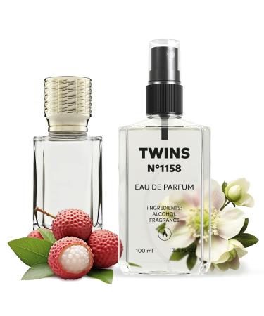 TWINS Impression of Fleur Narcotique | Unisex Perfume for Women and Men Eau de Parfum | No.1158 | 3.4 Fl Oz / 100 ml Ex Nihilo Fleur Narcotique Impression