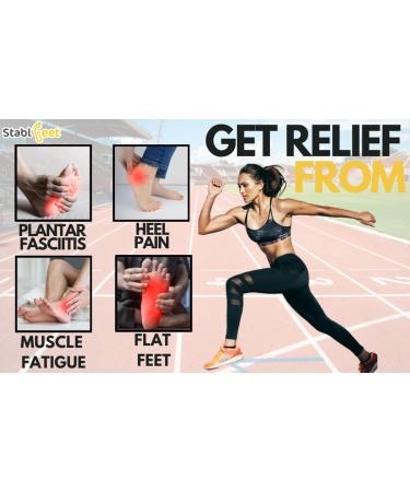 Plantar Fasciitis Insoles for Men & Women - High Arch Orthotic Inserts for Flat Feet | All-Day Comfort & Support - Buy Online on GoSupps.com