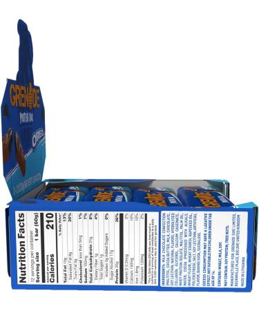 Grenade OREO Milk Chocolate High Protein Bar 20g Protein and 1 g Sugar per Snack Bar 12 Count 2.1 oz Bars - Buy Online on GoSupps.com