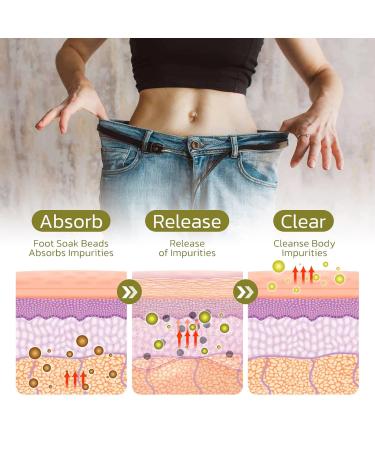 Herbal Detox Foot Soak Beads - Slimming & Purifying Foot Soak (2 Packs / 10 PCS) - Buy Online on GoSupps.com