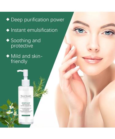 Heartleaf Pore Cleansing Oil - Mild Oil Cleanser for Sensitive Skin | Makeup Remover & Blackhead Treatment | Korean Skin Care - Buy Online on GoSupps.com