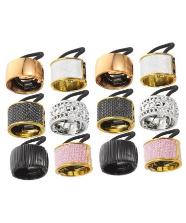 Beavorty 6 Sets metal ponytail holder ponytail holder cuff Womens hair Cuff Wrap metal hair ties circle mental hair ties circle ponytail holder hair ponytail Hair Band Miss Fashion hairpin