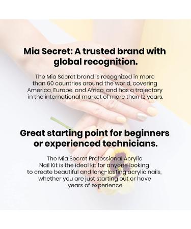 Mia Secret Professional Acrylic Nail Kit for Beginners - Complete Nail Kit with Everything Included - Buy Online on GoSupps.com