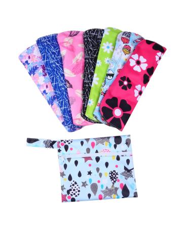 Period Pads 2 Sets Washable Aunt Towel Napkin Pads Reusable Napkins Cherish Pads Nursing Mat Bamboo Menstrual Pad Towel Pad Miss Bamboo Carbon Fiber for Women Menstrual Pads As Shownx2pcs 1 Count (Pack of 1)